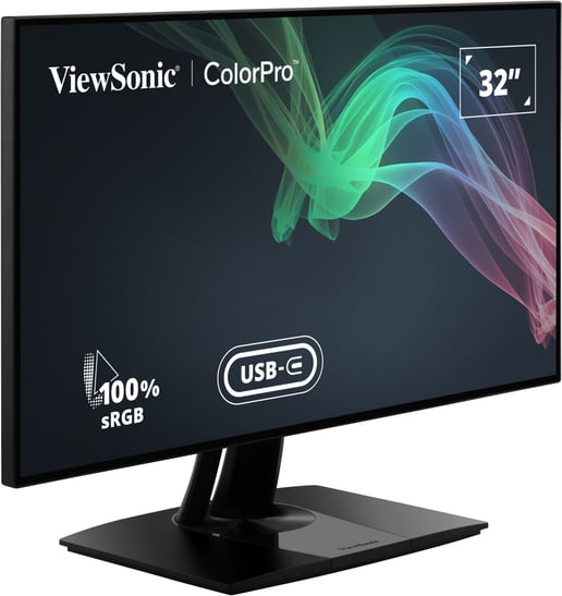 ViewSonic ColorPro VP3268a-4K 32 inch IPS Monitor - 3840 x 2160, 5ms, Speakers