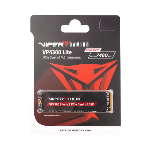 1TB Patriot Viper VP4300 Lite M.2 2280 PCI Express 4.0 x4 NVMe Solid State Drive