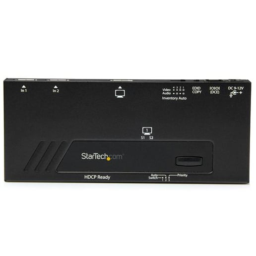 StarTech.com 2 Port HDMI Switch with 4k Fast Switching Autosensing