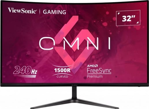 ViewSonic VX3219-PC-MHD 32" Full HD Curved Gaming Monitor - VA, 240Hz, 1ms, HDMI