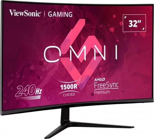 ViewSonic VX3219-PC-MHD 32" Full HD Curved Gaming Monitor - VA, 240Hz, 1ms, HDMI
