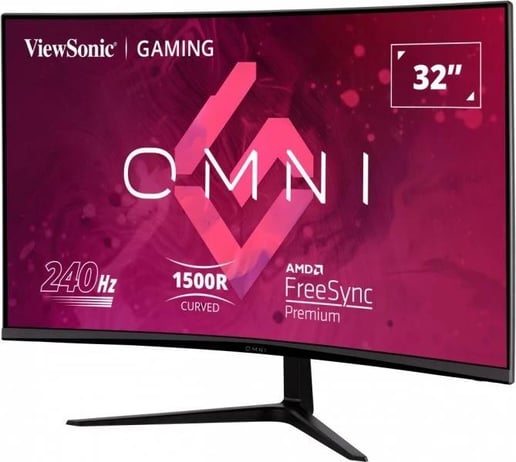 ViewSonic VX3219-PC-MHD 32" Full HD Curved Gaming Monitor - VA, 240Hz, 1ms, HDMI