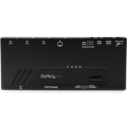 StarTech.com 4 Port HDMI Automatic Switch with (4k) Fast Switching