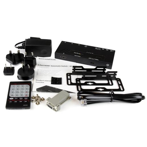 StarTech.com 4 Port HDMI Automatic Switch with (4k) Fast Switching