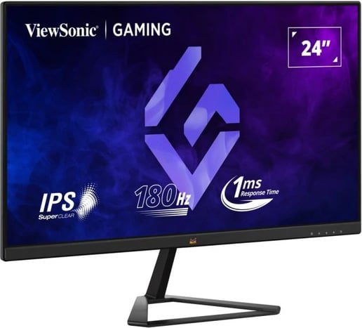 ViewSonic VX2479-HD-PRO 23.8" Full HD Gaming Monitor - IPS, 180Hz, 1ms, HDMI, DP