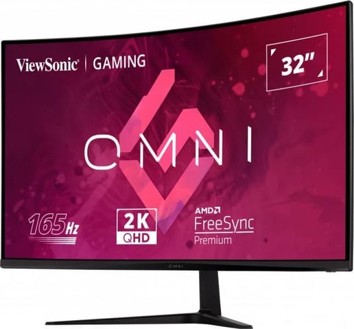 ViewSonic VX3218C-2K 32" 1440p (QHD) Curved Gaming Monitor - VA, 165Hz, 1ms, DP