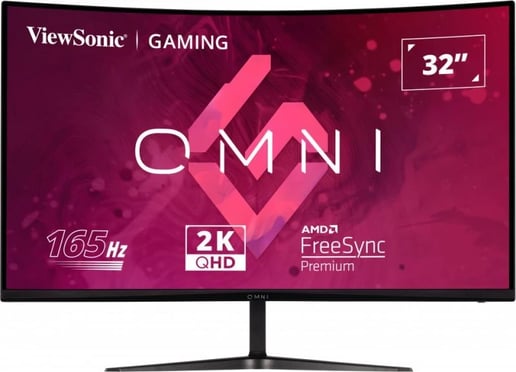 ViewSonic VX3218C-2K 32" 1440p (QHD) Curved Gaming Monitor - VA, 165Hz, 1ms, DP