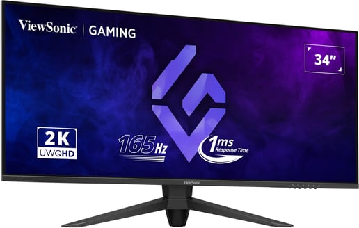 ViewSonic VX3480-2K-PRO 34" UltraWide Gaming Monitor - VA, 165Hz, 1ms, HDMI, DP