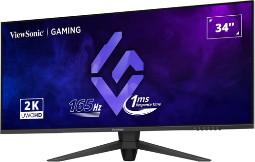 ViewSonic VX3480-2K-PRO 34" UltraWide Gaming Monitor - VA, 165Hz, 1ms, HDMI, DP