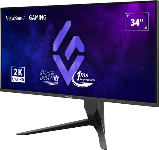 ViewSonic VX3480-2K-PRO 34" UltraWide Gaming Monitor - VA, 165Hz, 1ms, HDMI, DP