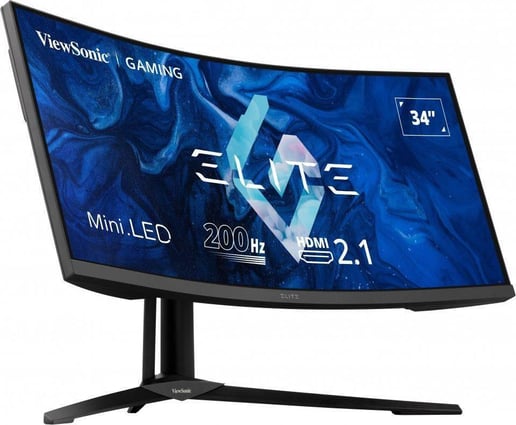 ViewSonic XG341C-2K 34" 1440p (QHD) Curved Gaming Monitor - VA, 200Hz, 1ms, HDMI