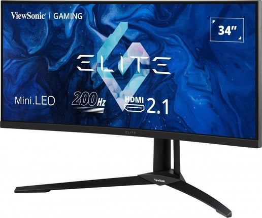 ViewSonic XG341C-2K 34" 1440p (QHD) Curved Gaming Monitor - VA, 200Hz, 1ms, HDMI