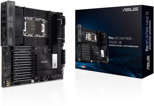ASUS Pro WS W790E-SAGE SE SSI EEB Motherboard for Intel LGA4677 CPUs