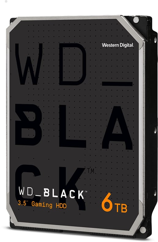 Western Digital Black 6TB SATA III 3.5" Hard Drive - 7200RPM, 256MB Cache
