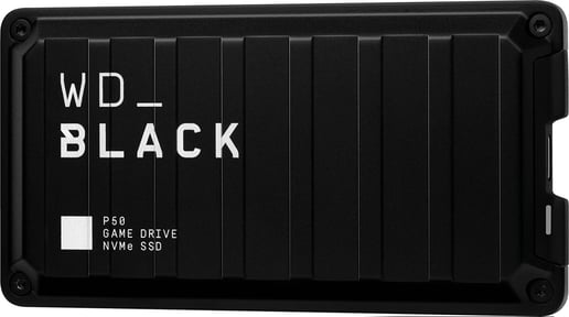 Western Digital Black P50 2TB Desktop External Solid State Drive in Black