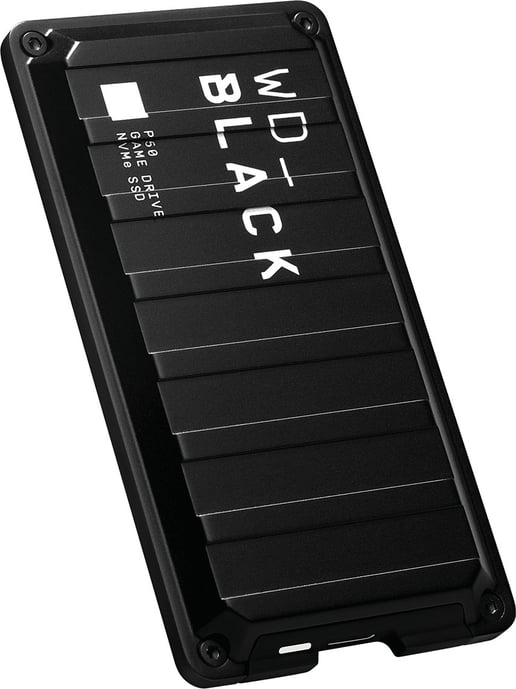 Western Digital Black P50 2TB Desktop External Solid State Drive in Black