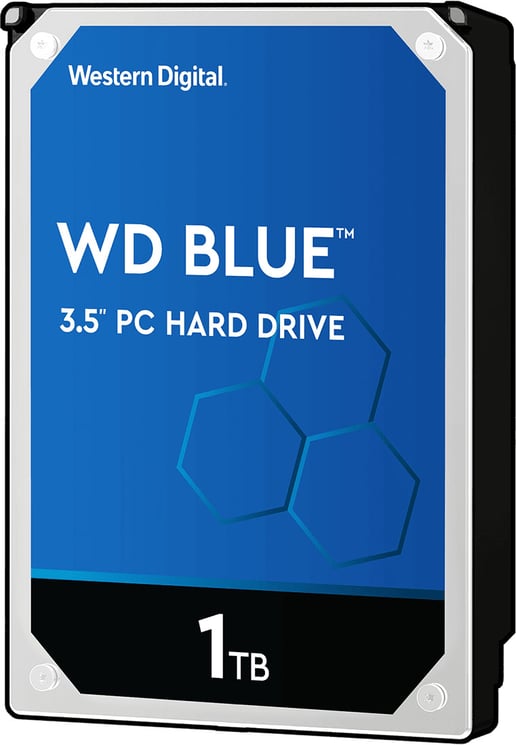 Western Digital Blue 1TB SATA III 3.5"" Hard Drive - 5400RPM, 64MB Cache
