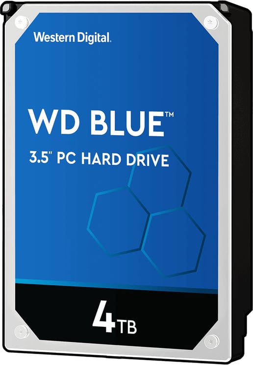 Western Digital Blue 4TB SATA III 3.5" Hard Drive - 5400RPM, 64MB