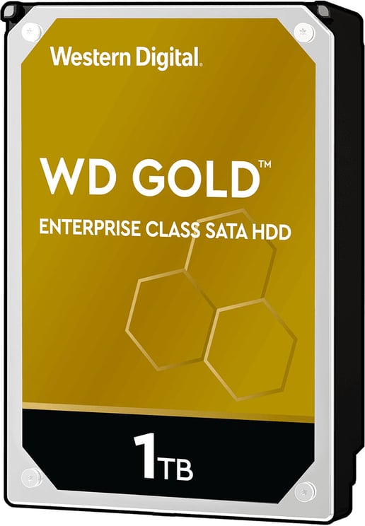 1TB Western Digital Gold 3.5" SATA III Hard Drive - 7200RPM, 128MB Cache