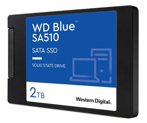 2TB Western Digital Blue SA510 2.5" SATA III Solid State Drive