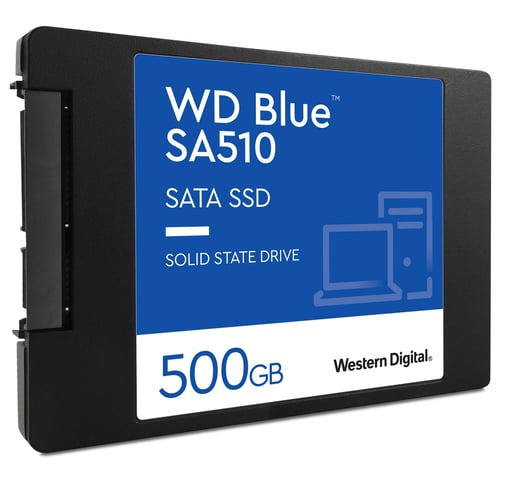 500GB Western Digital Blue SA510 2.5" SATA III Solid State Drive