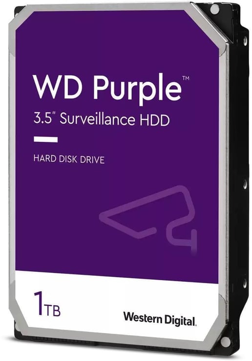 1TB Western Digital WD11PURZ 3.5" SATA Hard Drive - 5400RPM