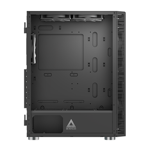 Montech X3 Mesh Mid Tower Gaming Case - Black USB 3.0