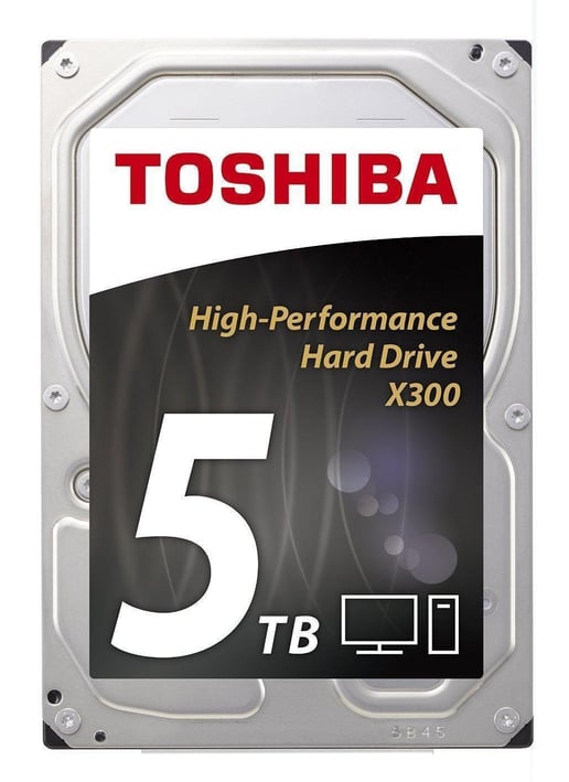 Toshiba X300 5TB SATA III 3.5" Hard Drive - 7200RPM, 128MB Cache