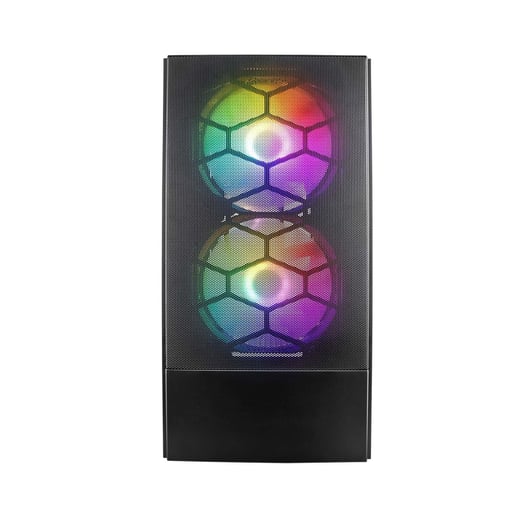 1st Player X4-M RGB Mid Tower Gaming Case - Black 