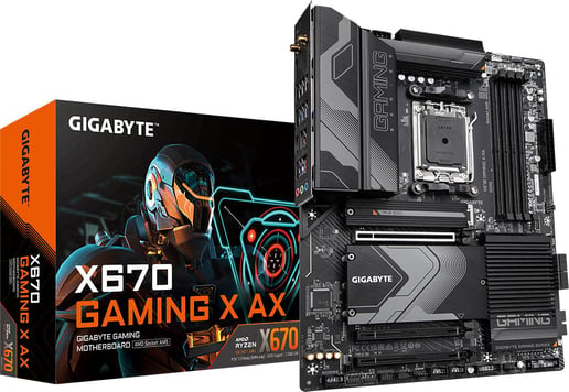 Gigabyte X670 GAMING X AX ATX Motherboard for AMD Socket AM5 CPUs