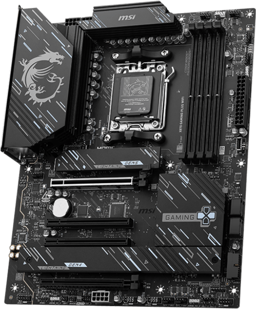 MSI X870 GAMING PLUS WIFI ATX Motherboard for AMD Socket AM5 CPUs