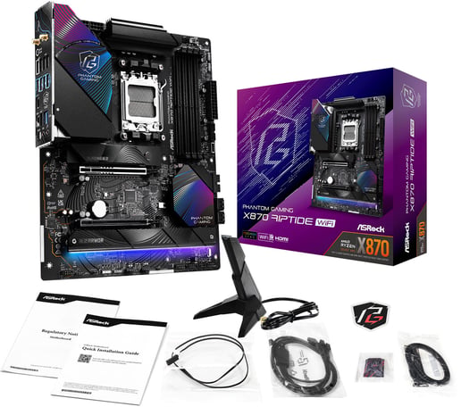 ASRock X870 Riptide WiFi ATX Motherboard for AMD AM5 CPUs
