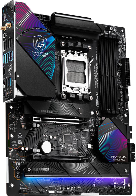 ASRock X870 Riptide WiFi ATX Motherboard for AMD AM5 CPUs