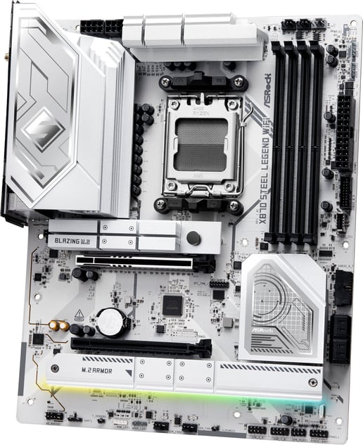 ASRock X870 Steel Legend WiFi ATX Motherboard for AMD AM5 CPUs