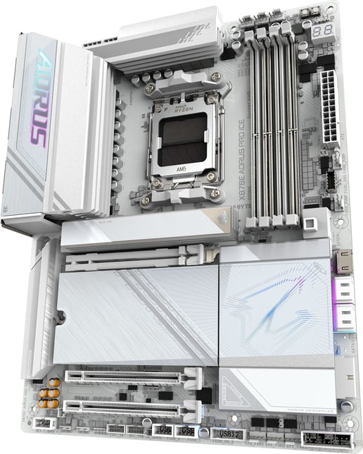 Gigabyte X870E AORUS PRO ICE ATX Motherboard for AMD AM5 CPUs