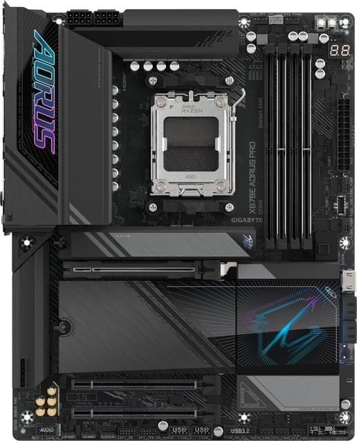 Gigabyte X870E AORUS PRO ATX Motherboard for AMD Socket AM5 CPUs