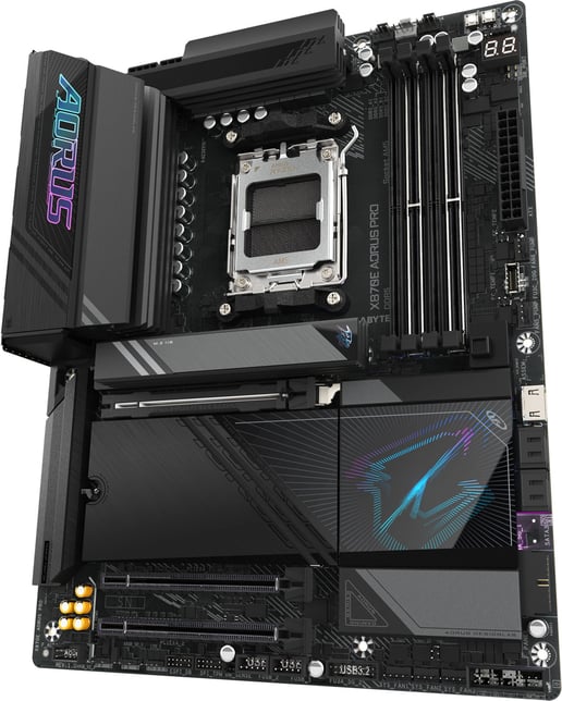 Gigabyte X870E AORUS PRO ATX Motherboard for AMD Socket AM5 CPUs