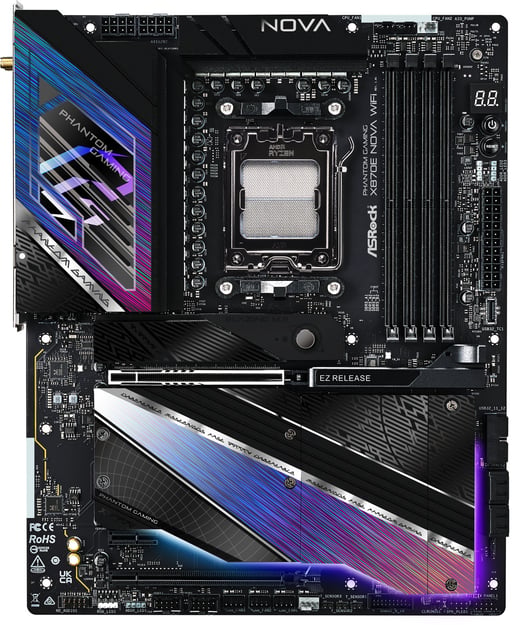 ASRock X870E Nova WiFi ATX Motherboard for AMD AM5 CPUs