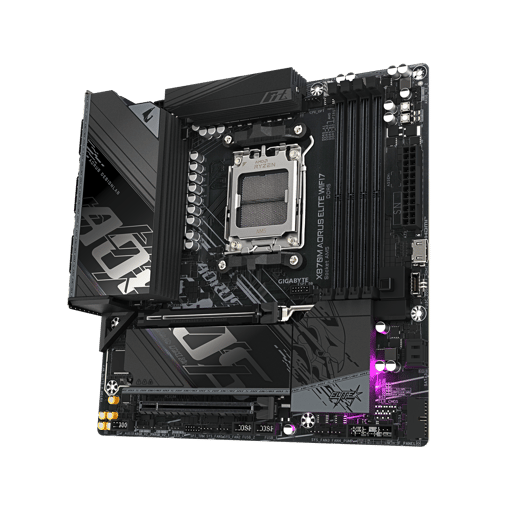 Gigabyte X870M AORUS ELITE WIFI7 mATX Motherboard for AMD AM5 CPUs