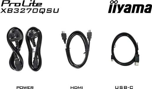 iiyama ProLite XB3270QSU 32" 1440p (QHD) Monitor - IPS, 100Hz, 3ms, Speakers, DP