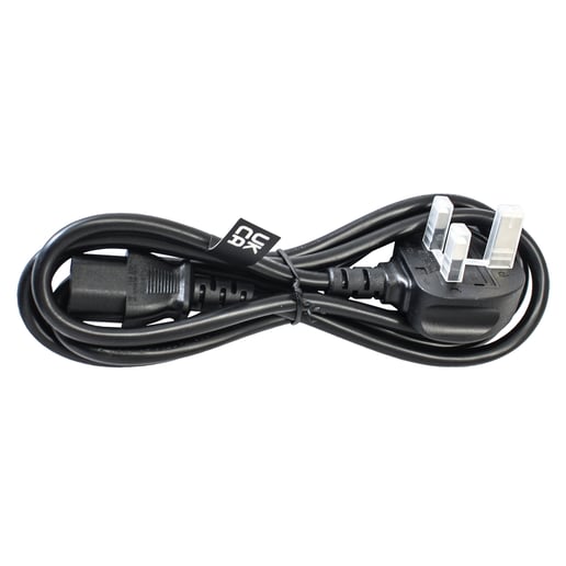 Generic UK 1.8m 3-Pin C13 Mains Kettle Lead 