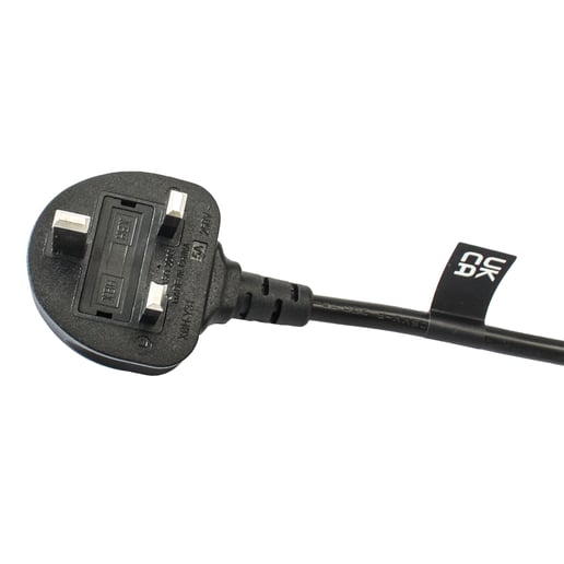 Generic UK 1.8m 3-Pin C13 Mains Kettle Lead 
