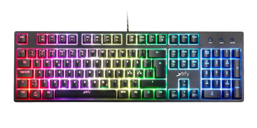 Xtrfy K3-RGB Mem-Chanical USB Gaming Keyboard with RGB Illumination (UK)