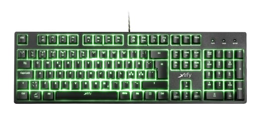 Xtrfy K3-RGB Mem-Chanical USB Gaming Keyboard with RGB Illumination (UK)