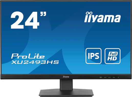 iiyama ProLite XU2493HS 23.8" Full HD Monitor - IPS, 100Hz, 0.5ms, Speakers, DP