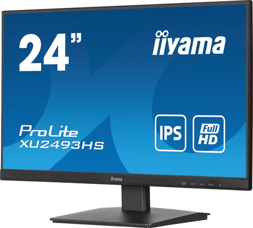 iiyama ProLite XU2493HS 23.8" Full HD Monitor - IPS, 100Hz, 0.5ms, Speakers, DP