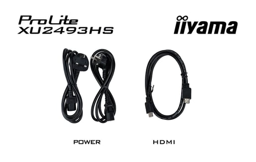 iiyama ProLite XU2493HS 23.8" Full HD Monitor - IPS, 100Hz, 0.5ms, Speakers, DP