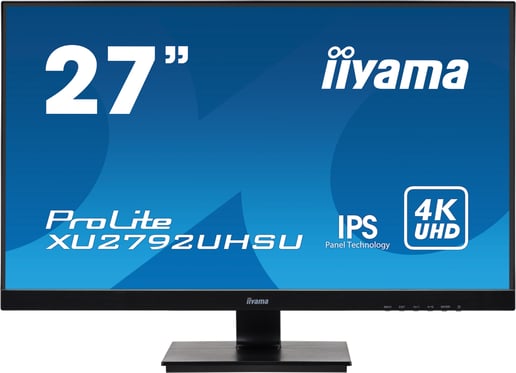 iiyama ProLite XU279UHSU 27 inch IPS Monitor - 3840 x 2160, 4ms, Speakers, HDMI