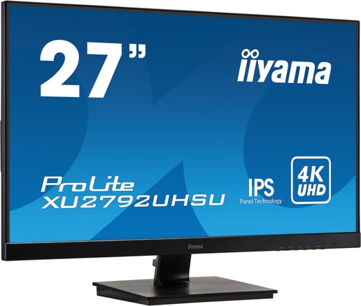 iiyama ProLite XU279UHSU 27 inch IPS Monitor - 3840 x 2160, 4ms, Speakers, HDMI