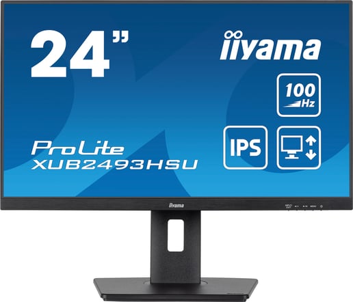 iiyama ProLite XUB2493HSU 23.8" Full HD Monitor - IPS, 100Hz, 1ms, Speakers, DP